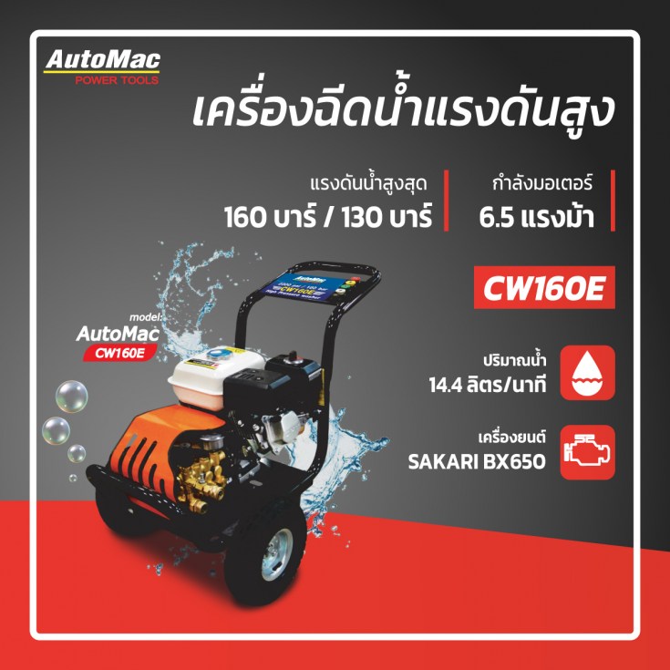 เครื่องอัดฉีดน้ำแรงดันสูง